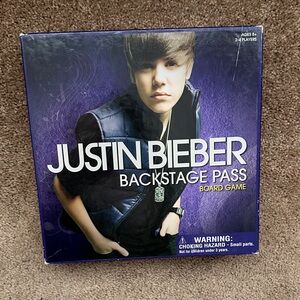 Justin Bieber Backstage pass board game